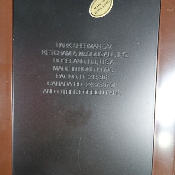 Vintage Ketcham & McDougall Address Phone Index Brown Desk Rolodex 1960s - Picture 4 of 11